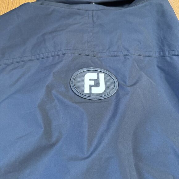 Dryjoys By Footjoy Quarter Zip Golf Pullover Windbreaker Jacket Black Size Large - Picture 6 of 7